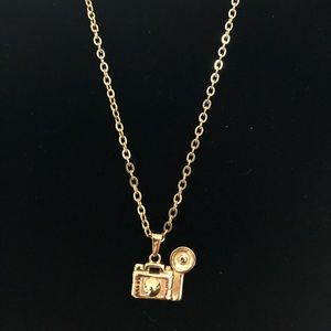 Camera Stainless Steel Pendant with Chain